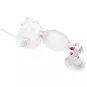 Pediatric SPUR II Bag Reservoir with Pop-Off Valve, Toddler Mask, and O2 Tubing.