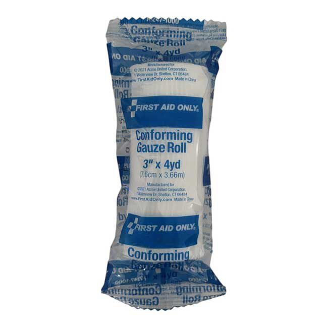 3 in. x 4 yd. Conforming Gauze Roll.