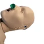 Prestan PRO+ Adult Manikin Head with a nasopharyngeal airway (NPA) inserted.