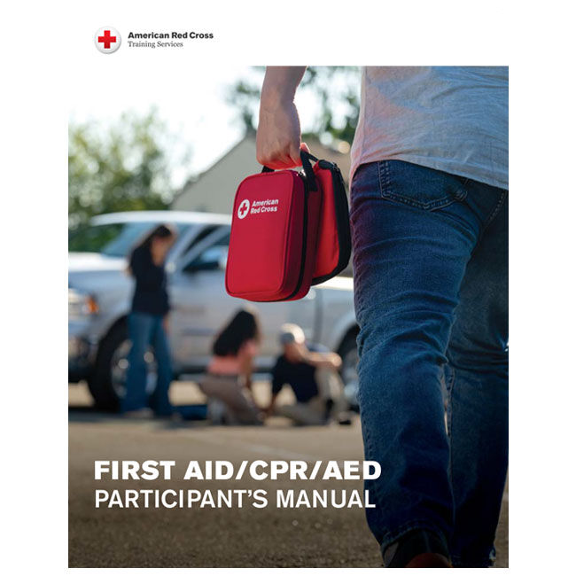 First Aid/CPR/AED Participant Manual - front cover.