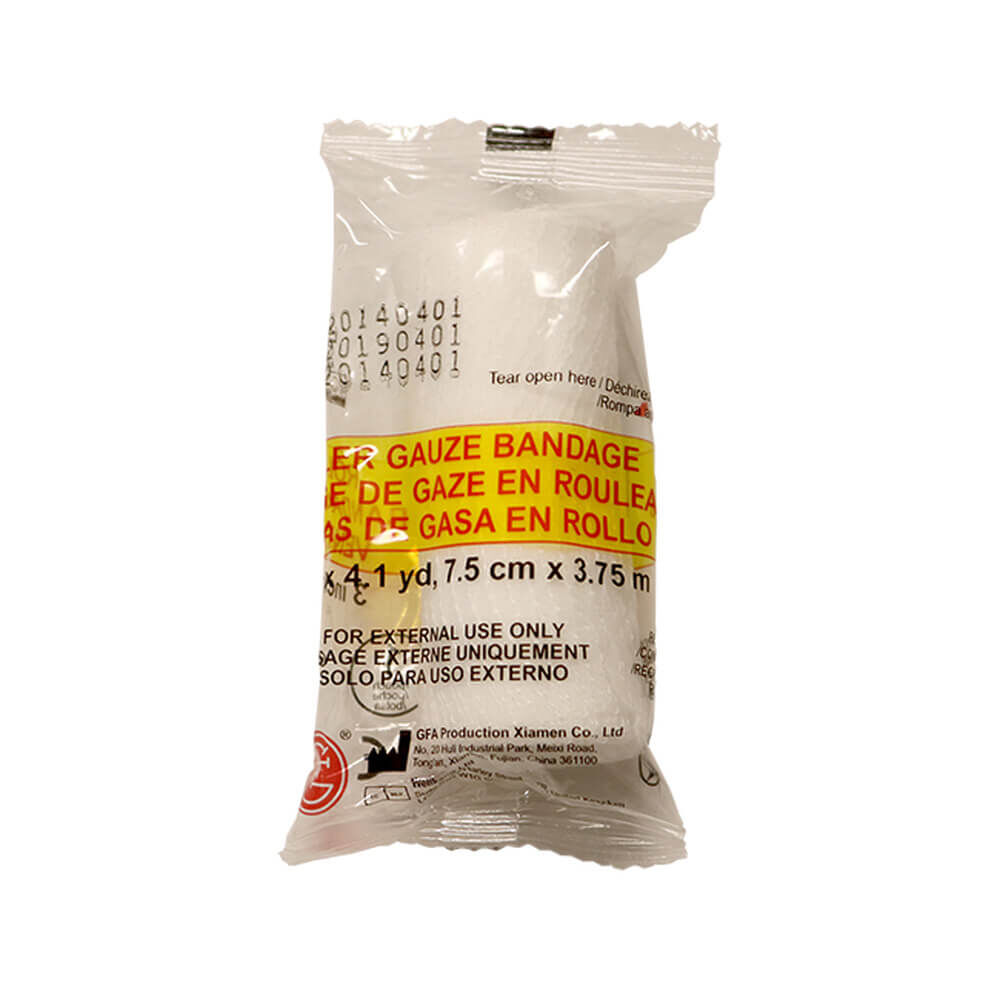 Stretch Gauze Roll Bandage, 3 in. x 4.1 yd from the American Red Cross store.