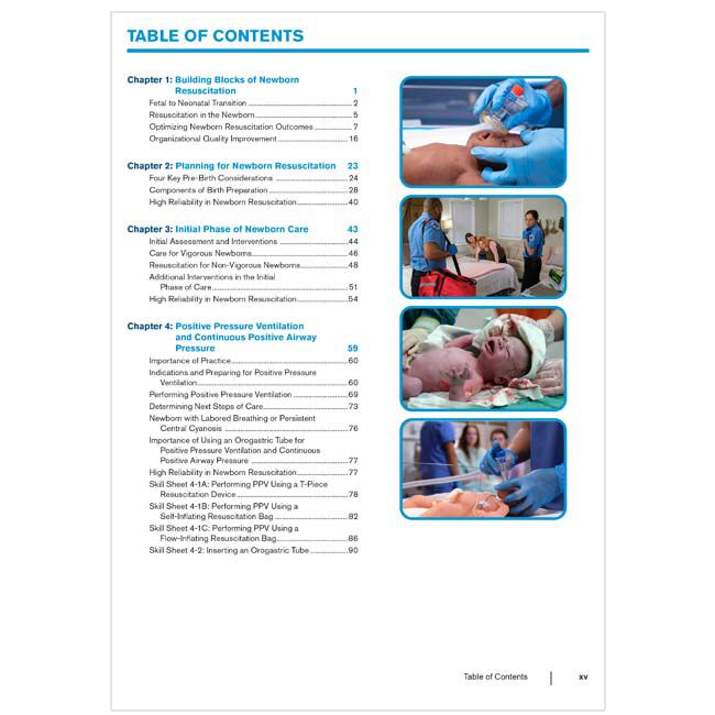 Neonatal Advanced Life Support (NALS) participant's manual: chapters on newborn resuscitation basics, planning, initial newborn care, positive pressure ventilation, and CPAP.