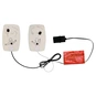 AED Trainer Magnetic Pads with both showing pad placement on an adult and infant.
