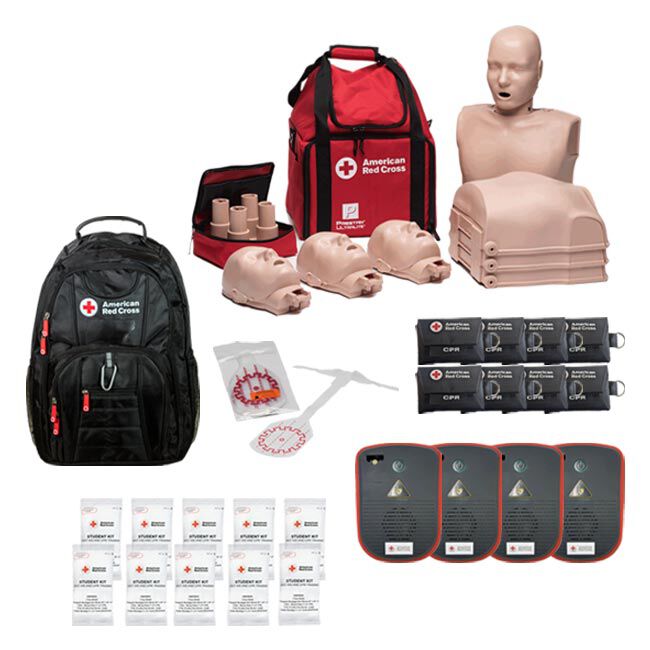 CPR, first aid, and BLS instructor kits.