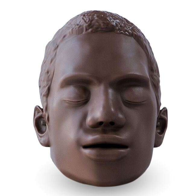 Brayden/BigRed Adult CPR Manikin Replacement Face Skin, Brown.