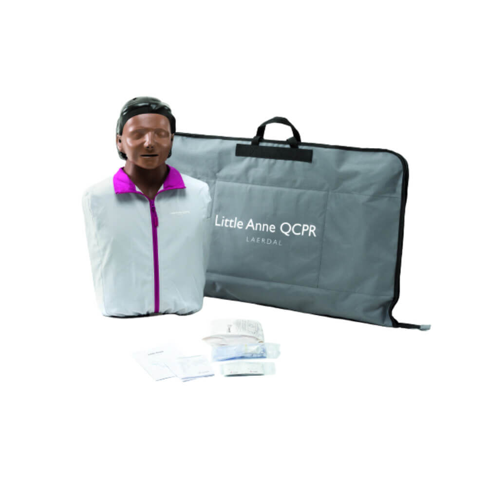 Laerdal Little Anne QCPR Training Manikin.