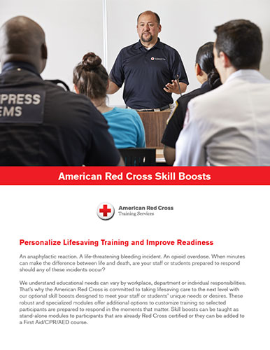 Red Cross Skill Boosts brochure