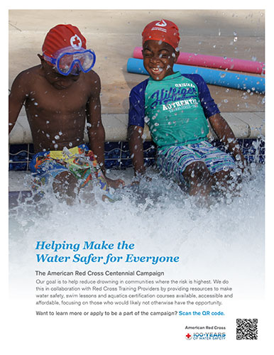 Centennial Campaign and Water Safety Resources brochure